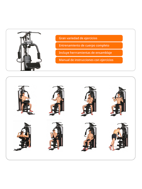 Home Gym Bodytrainer Estación Multifuncional HM-321 45kg-3