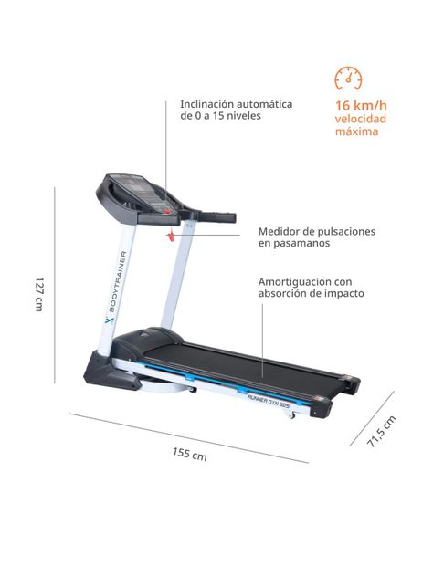 Trotadora Eléctrica Runner DYN 525 Lite C/App FitShow-1