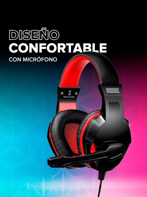 Set Gamer Njoytech con Teclado, Mouse, Audífonos y Mouse Pad-3
