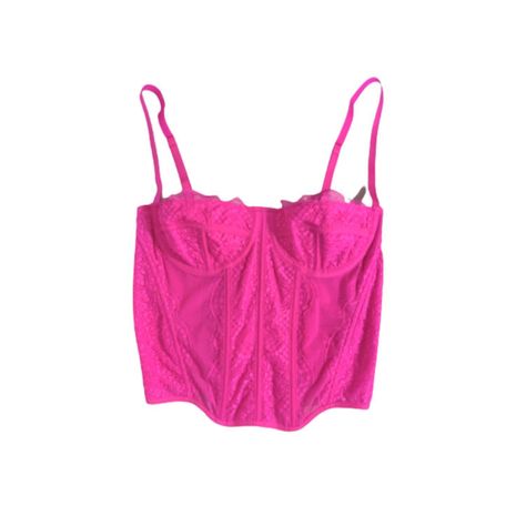 Corset Urban Outfitters Fucsia-0