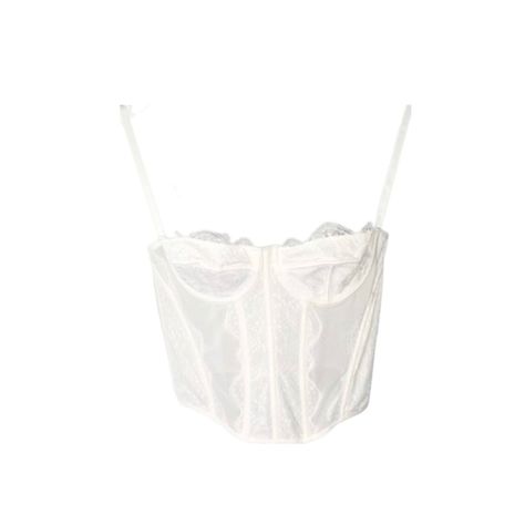 Corset Urban Outfitters Blanco-0
