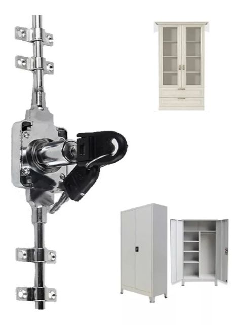 Cerradura Para Gabinete-Ropero-Closet Electrico 2mts -0