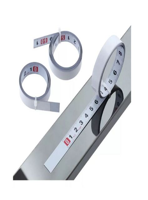 Cinta Métrica Adhesiva Metálica Izq Cero Der-2