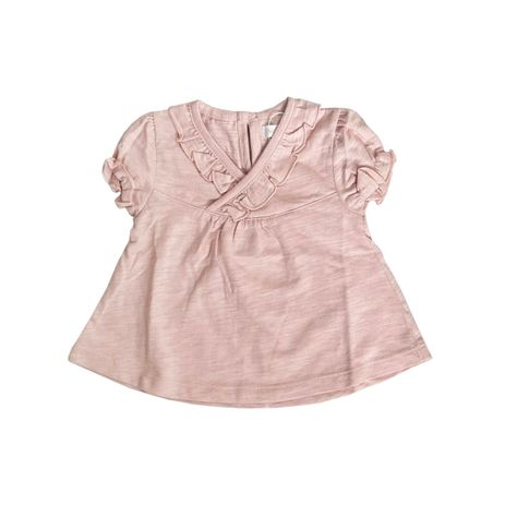 Blusa Niña Bebe M/C Maya Rosado Kids-0