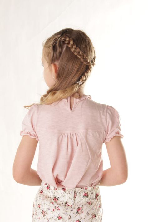 Blusa Niña Bebe M/C Maya Rosado Kids-3