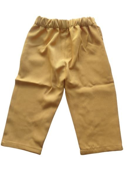 Pantalón Niña Bebe Mostaza Bibi-1