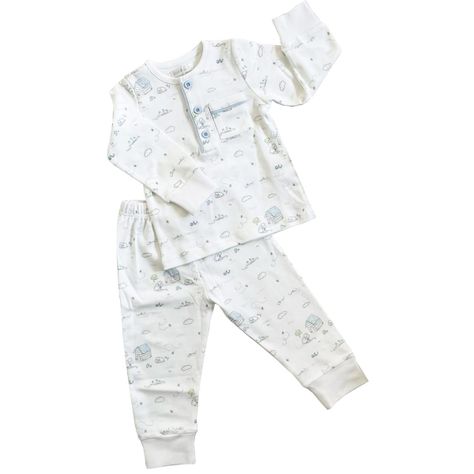 Pijama Niño Manga Larga 2 Piezas-0