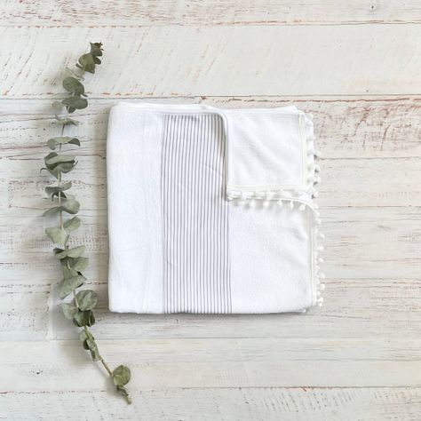 Toalla Baño Lineas Gris 100% Algodón Pima 70x140 cm-1