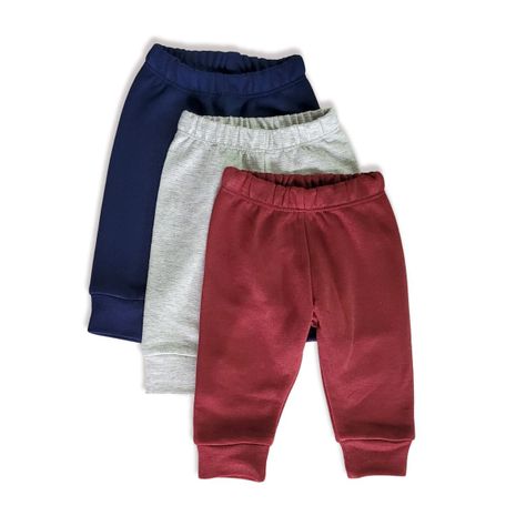 Pantalón Niño Bebe Pack 3 Unidades-0