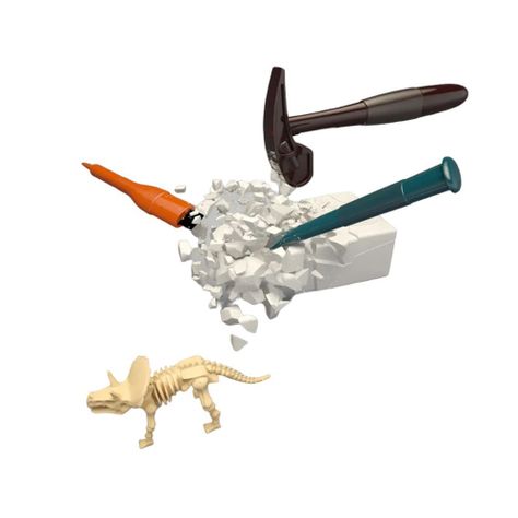 Juego de Excavación Fósiles Dinosaurio 6en1 con Herramientas-2
