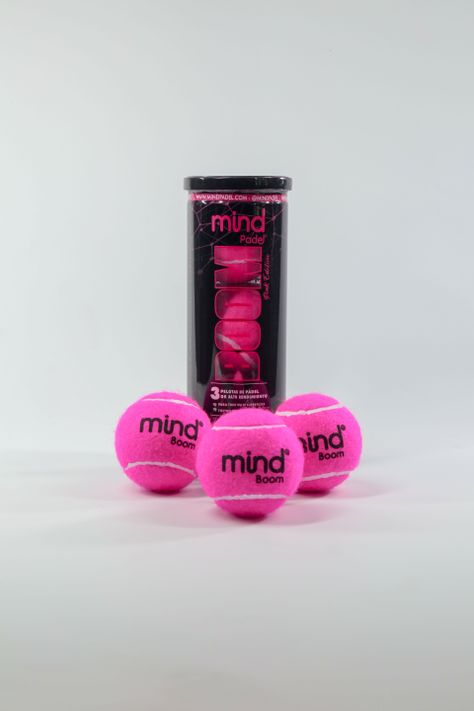 Tubo de 3 Pelotas de Padel Boom Pink Edition-0