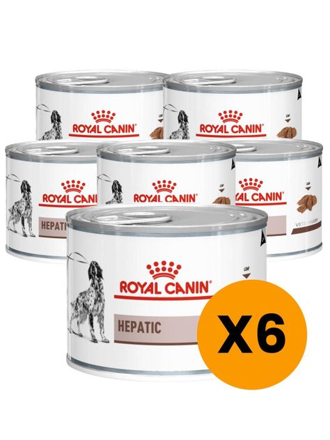 Alimento Royal Canin Hepatic Para Perro Lata 200gr - Pack X6-0