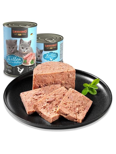ALIMENTO LEONARDO KITTEN - LATA 400 G-1