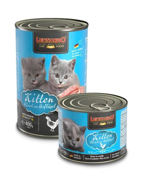 ALIMENTO LEONARDO KITTEN - LATA 400 G-2
