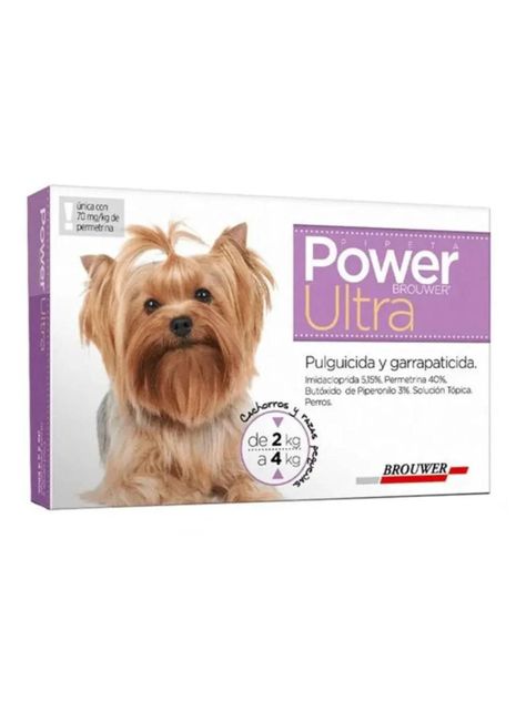 Antiparasitario Externo Power Perro Ultra (2 A 4 KG) 0.7 ML-0
