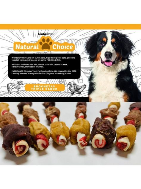 Snack Palitos Triple Sabor Masticables para perros 6 un-1