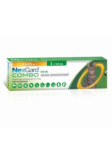 NEXGARD COMBO CAT SOLUCION TOPICA 0.9ML DE 2,5 - 7,5 KG-0