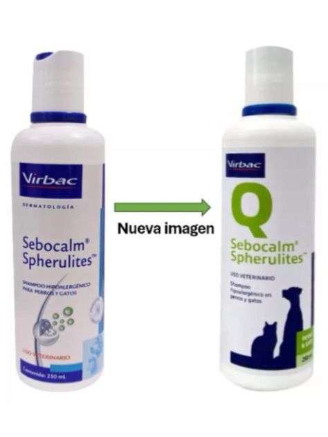 Shampoo Sebocalm Spherulites Hipoalergénico 250ml - Virbac-1