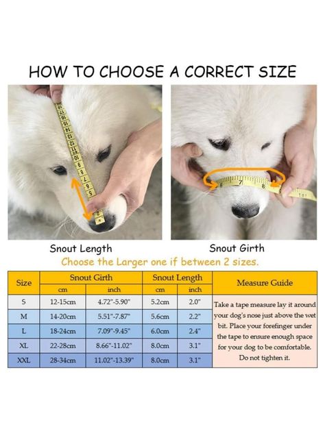 Bozal para perro ajustable con velcro 12-15cm-1