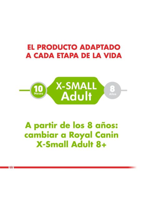 Alimento Royal Canin X-small Adult 8+ 1 Kg-2
