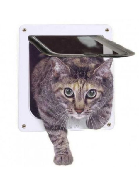 Puertas abatibles para perros y gatos tamaño pequeño 20x19 cm-1