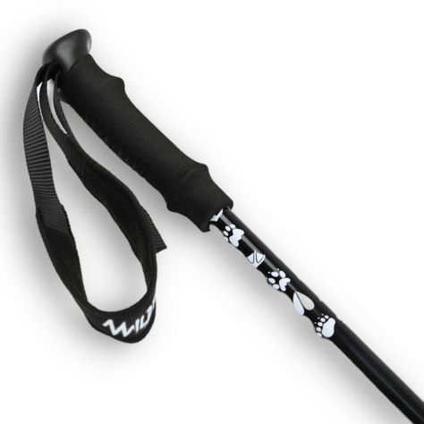 Pack 2 Bastones Trekking Wild Travel Diseñado Para Niños/as Negro-1