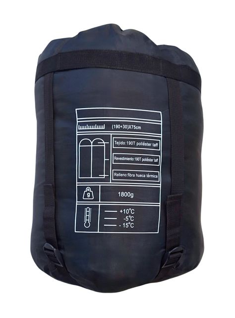 Saco De Dormir Extremo Wild Travel -15° +10° Azul 1800g-7