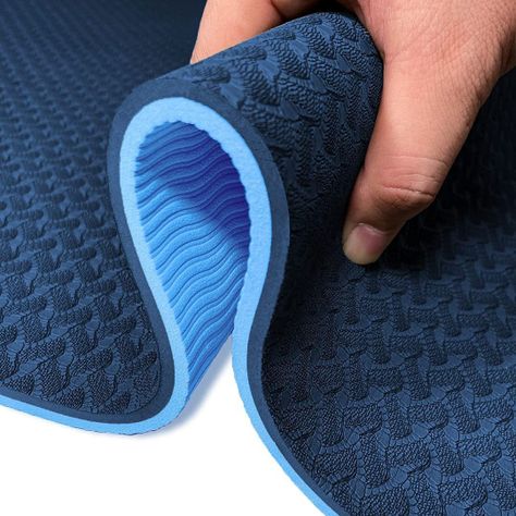 Mat Yoga Azul Colchoneta Eco 8mm Wild Travel + Bolso-2