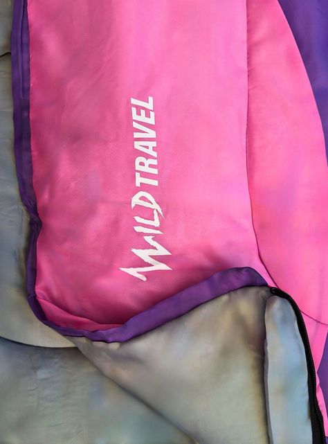 Saco De Dormir Extremo Wild Travel -15° +10° Morado 1800g-4