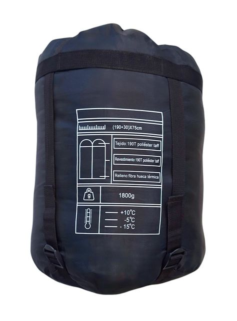 Saco De Dormir Extremo Wild Travel -15° +10° Morado 1800g-7