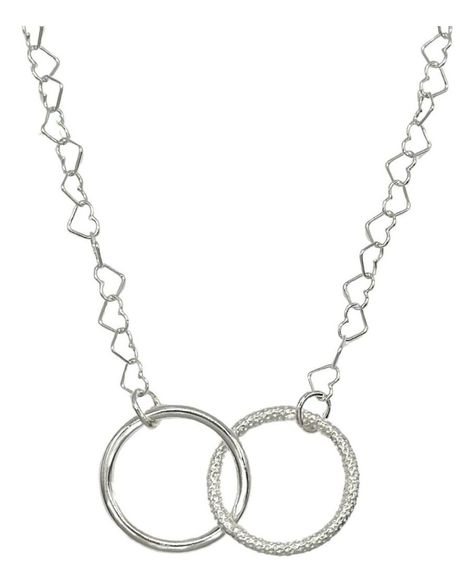 Collar Dama Karma Circulo Plata-0