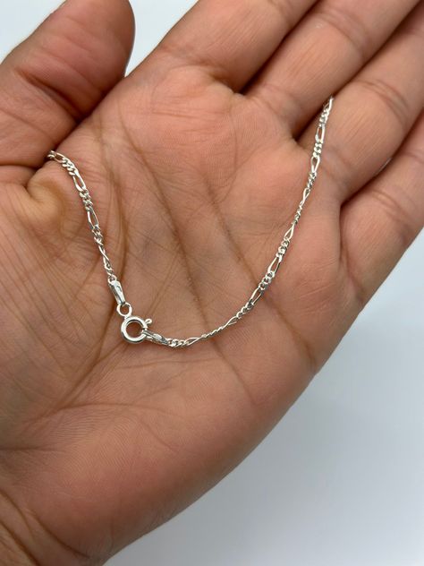 Collar Unisex eslabones modelo cartier 50 cm Plata mas caja-2
