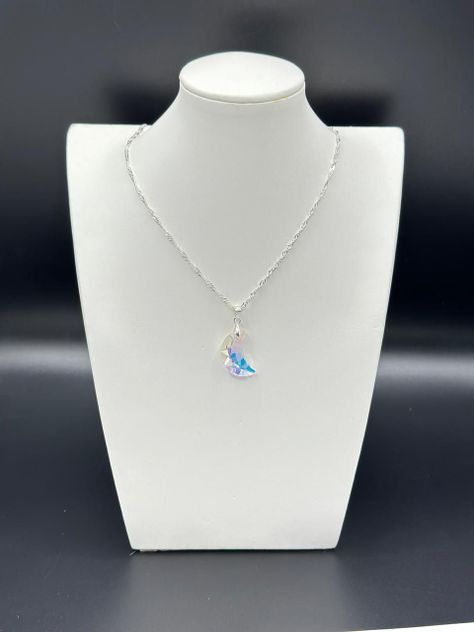 Collar Estrellas Colgantes Juvenil Plata S925 Baño Oro-2