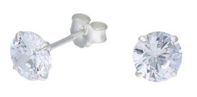 Aros Punto De Luz Grifas6 Mm PlataLey 925-1
