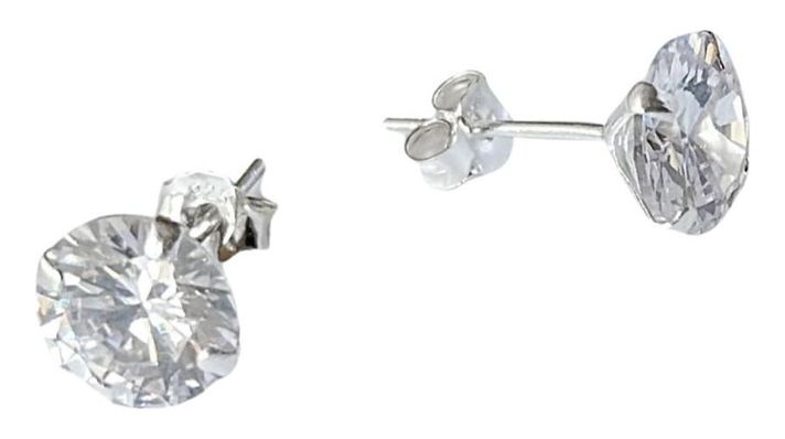 Aros Punto De Luz Grifas6 Mm PlataLey 925-0