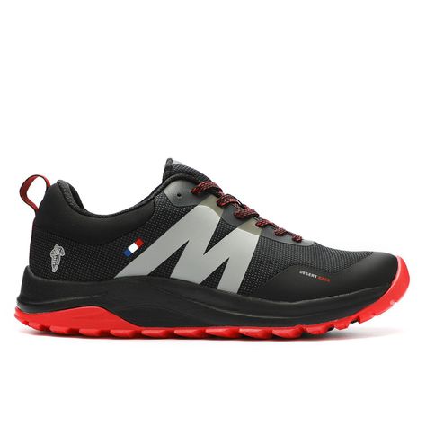 ZAPATILLA TRAIL RUNNING NEGRO Y ROJO HOMBRE MICHELIN FOOTWEAR DR40-0
