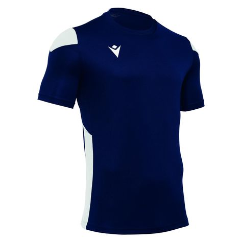 Polera Polis Macron Hombre Azul Marino-Blanco-1