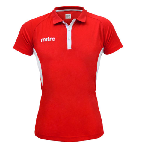 Polera Cosmos mujer mitre rojo blanco-0