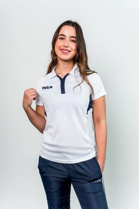 Polera Cosmos mujer mitre rojo blanco-1