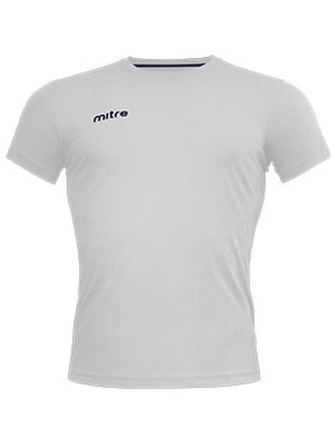 polera basica cuello redondo unisex mitre blanca-0