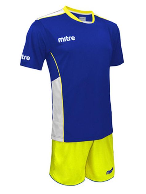 Uniforme de futbol Oxford hombre Mitre Azulino Amarillo-0
