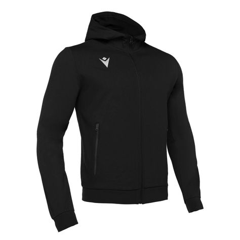 Polerón Hoody Macron Cello Hombre Negro-1