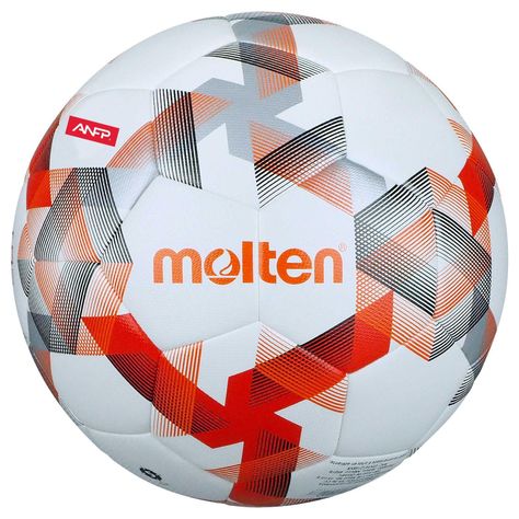 Balon Futbol FG 1000 ANFP Logo Molten Blanco/Naranjo T5-0