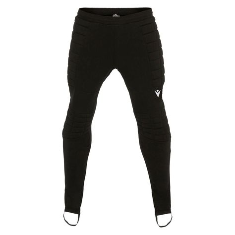 Pantalón Arquero con Protección Macron Lepus Hero Negro-0