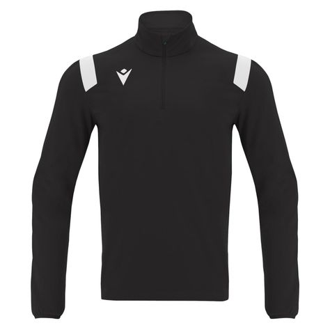 Polerón Macron 1/4 Zipper Gange Negro-0