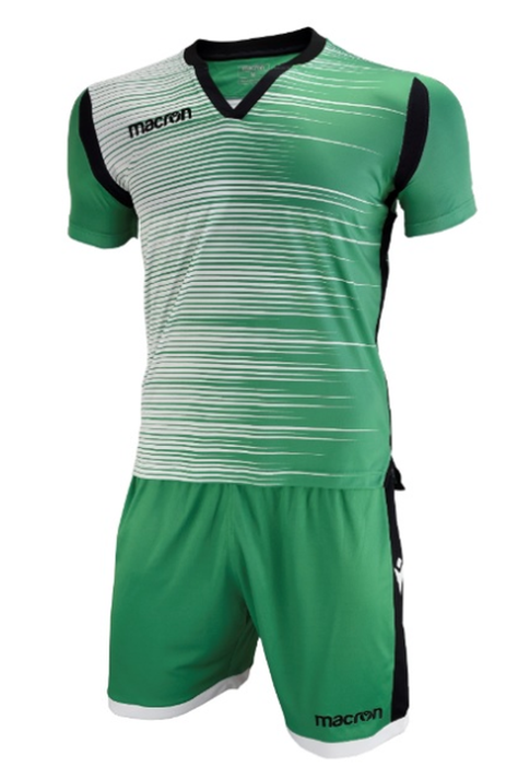 Uniforme Fútbol Niños Nápoles Macron Verde-Blanco-0