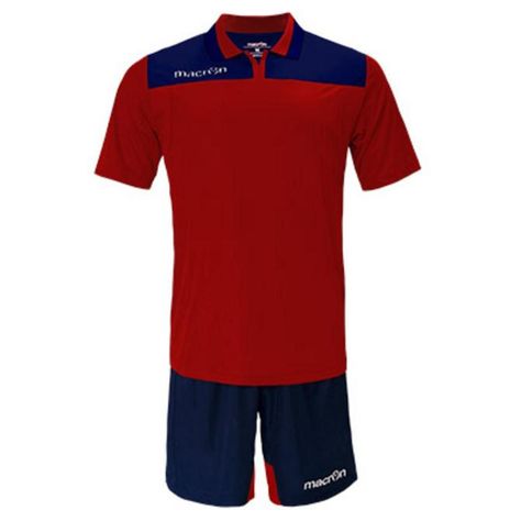 Uniforme Fútbol Roma Macron Rojo-Azul Marino-0