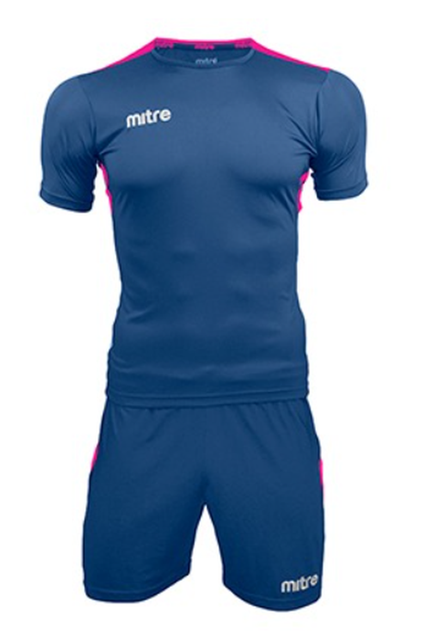 Uniforme futbol Manchester hombre Mitre Azul fucsia-0