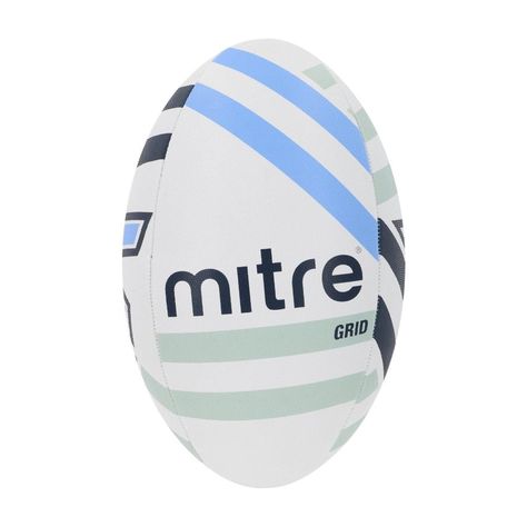 Balon Rugby Grid Mitre Blanco T.4-0
