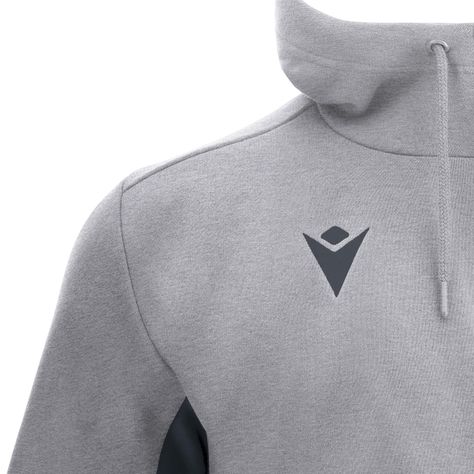 Polerón Hoody Dance Macron Hombre Gris-2